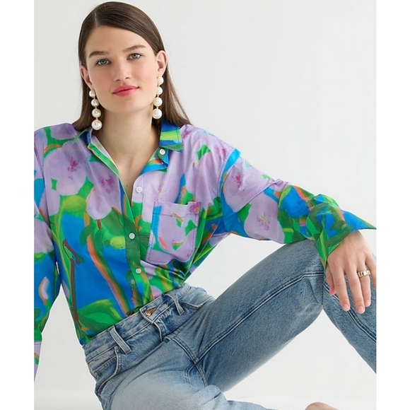 39. J.Crew Limited-edition Nicole Wittenberg X J.Crew sweet William shirt - Picture 2 of 10